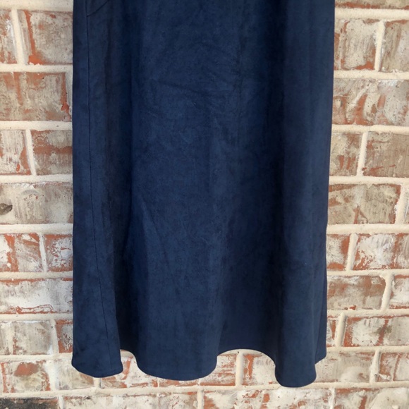 Free People x LENNI Faux Suede Shift Dress XS - Picture 10 of 15